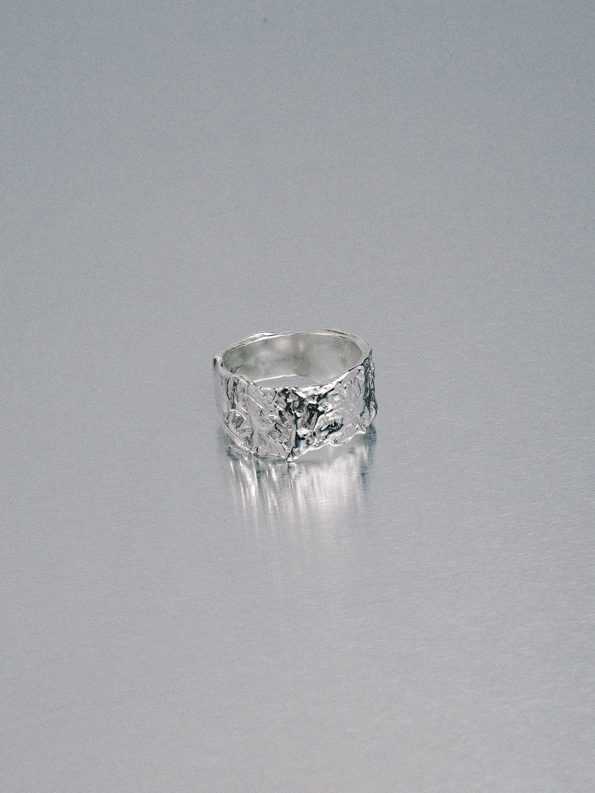 Pendennis Rock Ring, size P, 925 silver