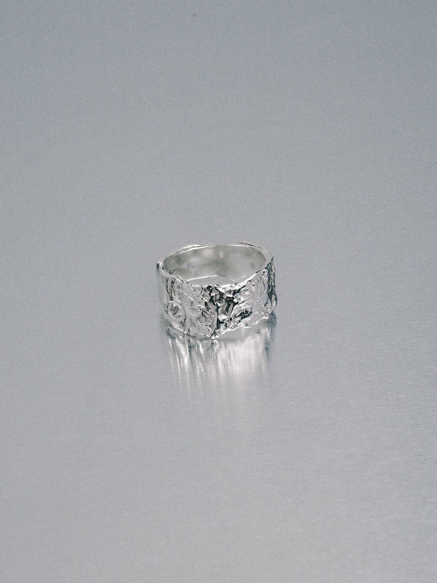 Pendennis Rock Ring, size P, 925 silver