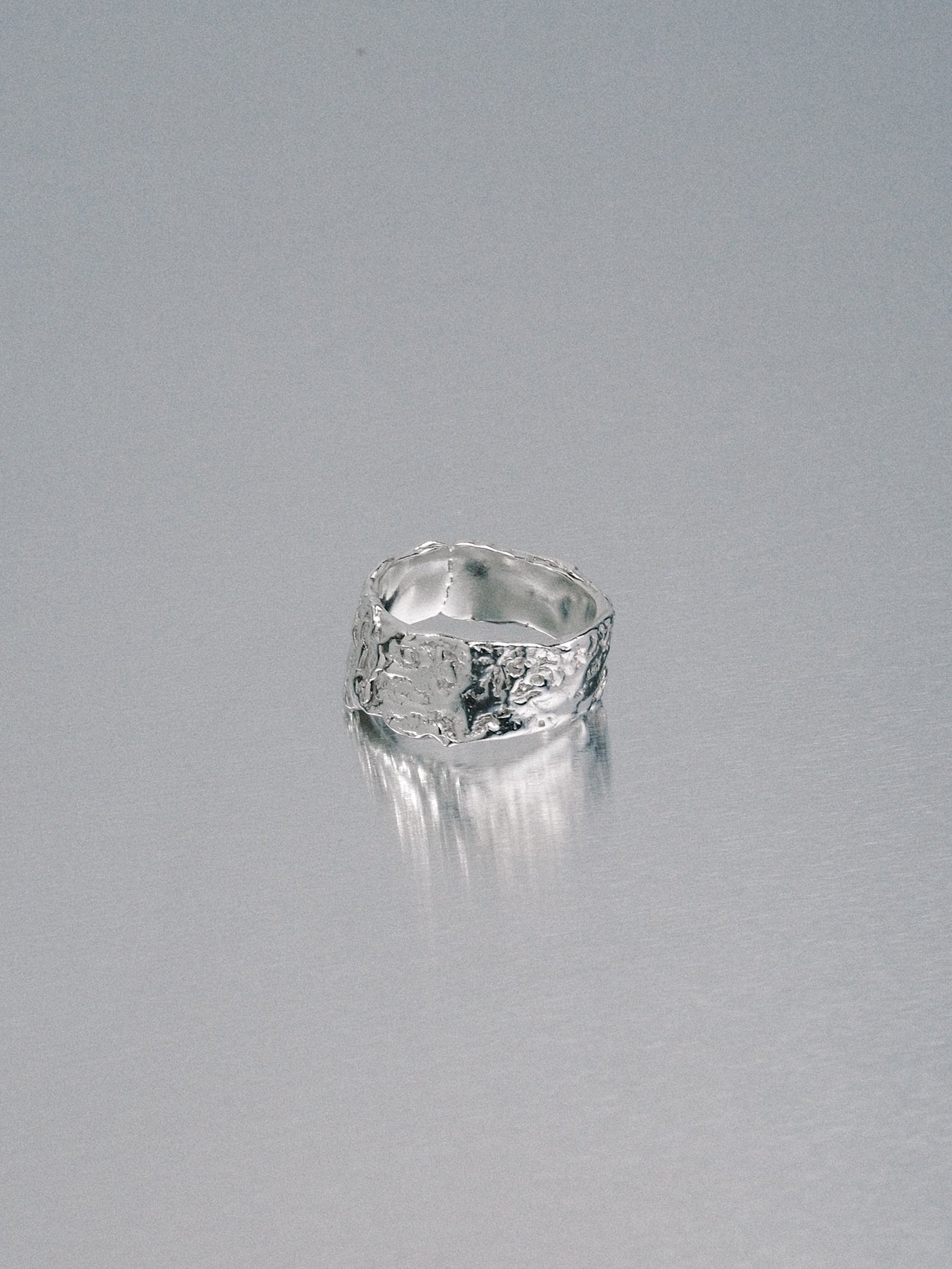 Pendennis Rock Ring, size P, 925 silver