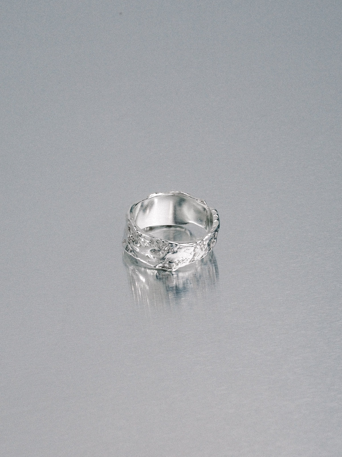 Pendennis Rock Ring, size P, 925 silver