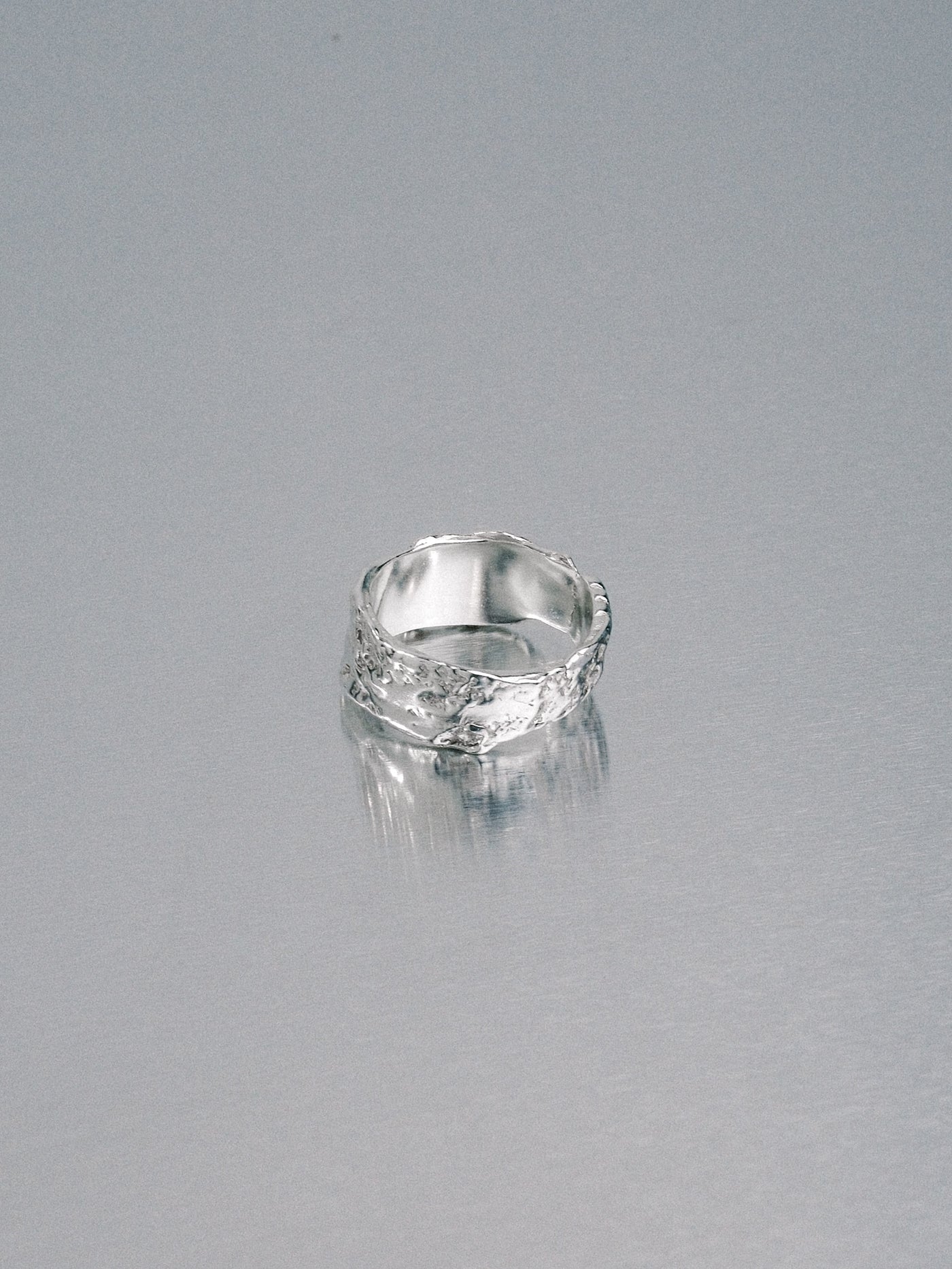 Pendennis Rock Ring, size P, 925 silver
