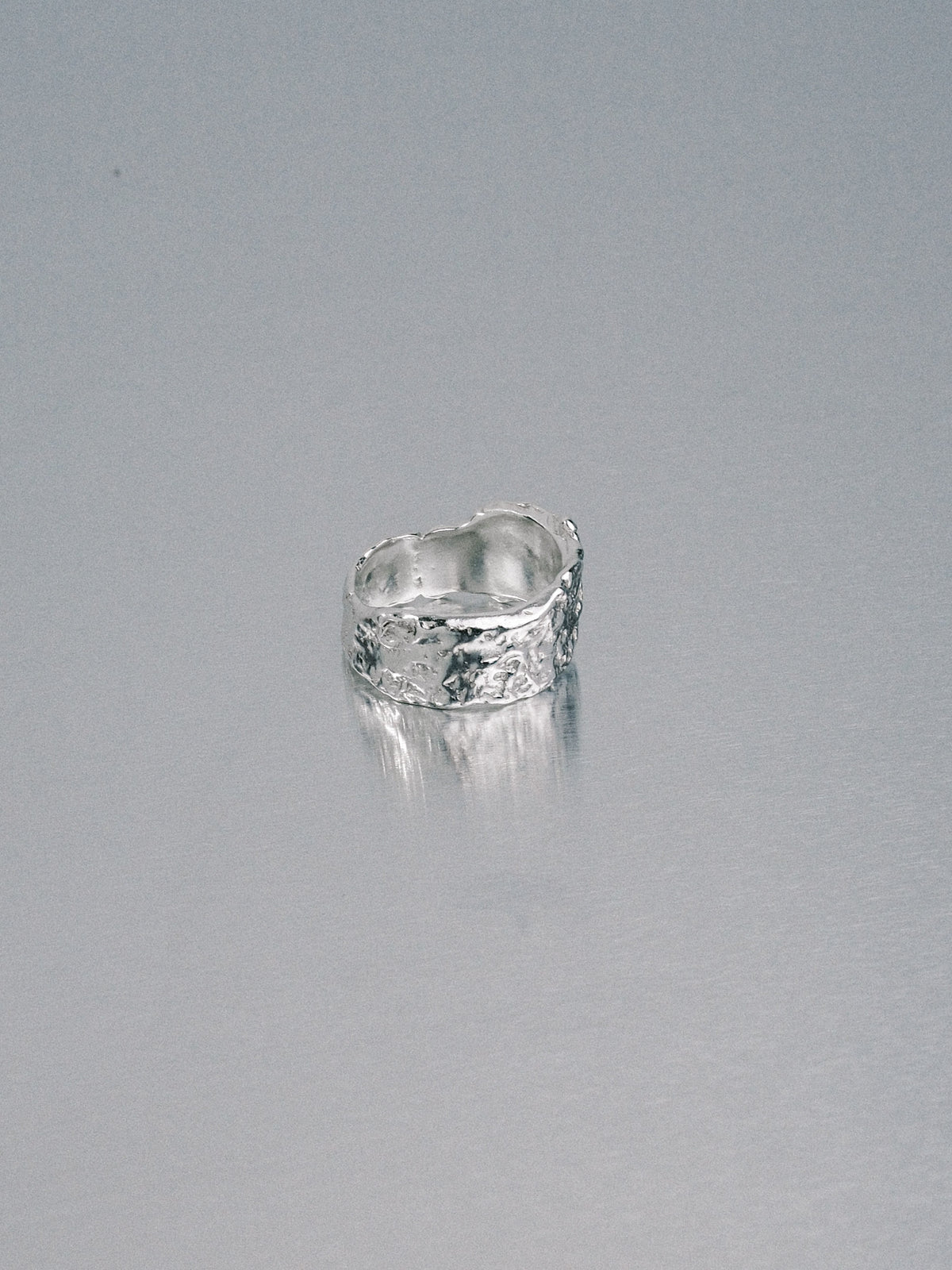 Pendennis Rock Ring, size P, 925 silver