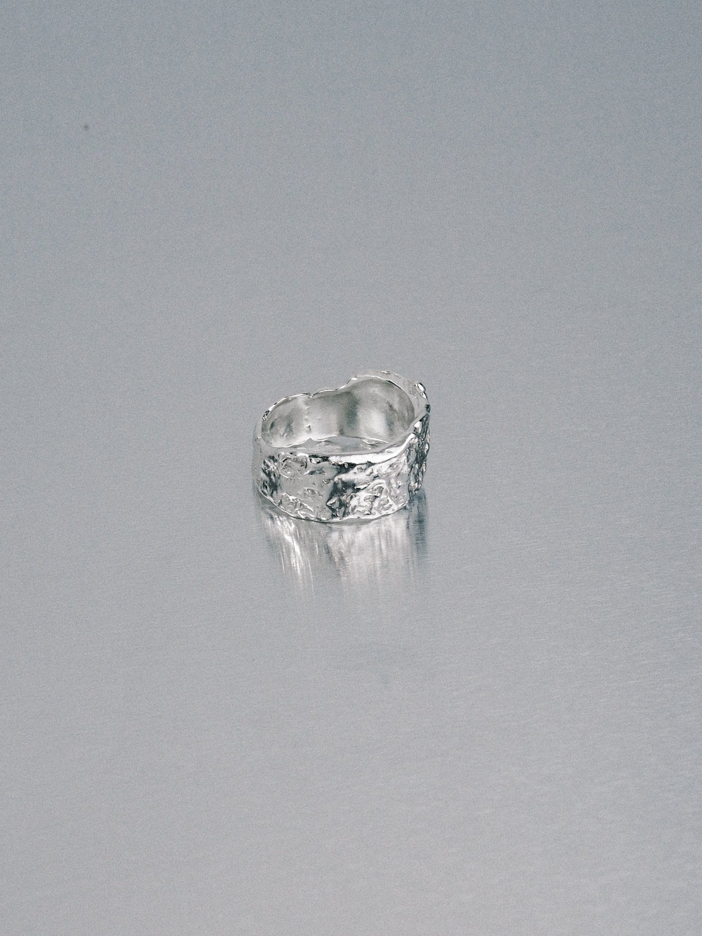 Pendennis Rock Ring, size P, 925 silver