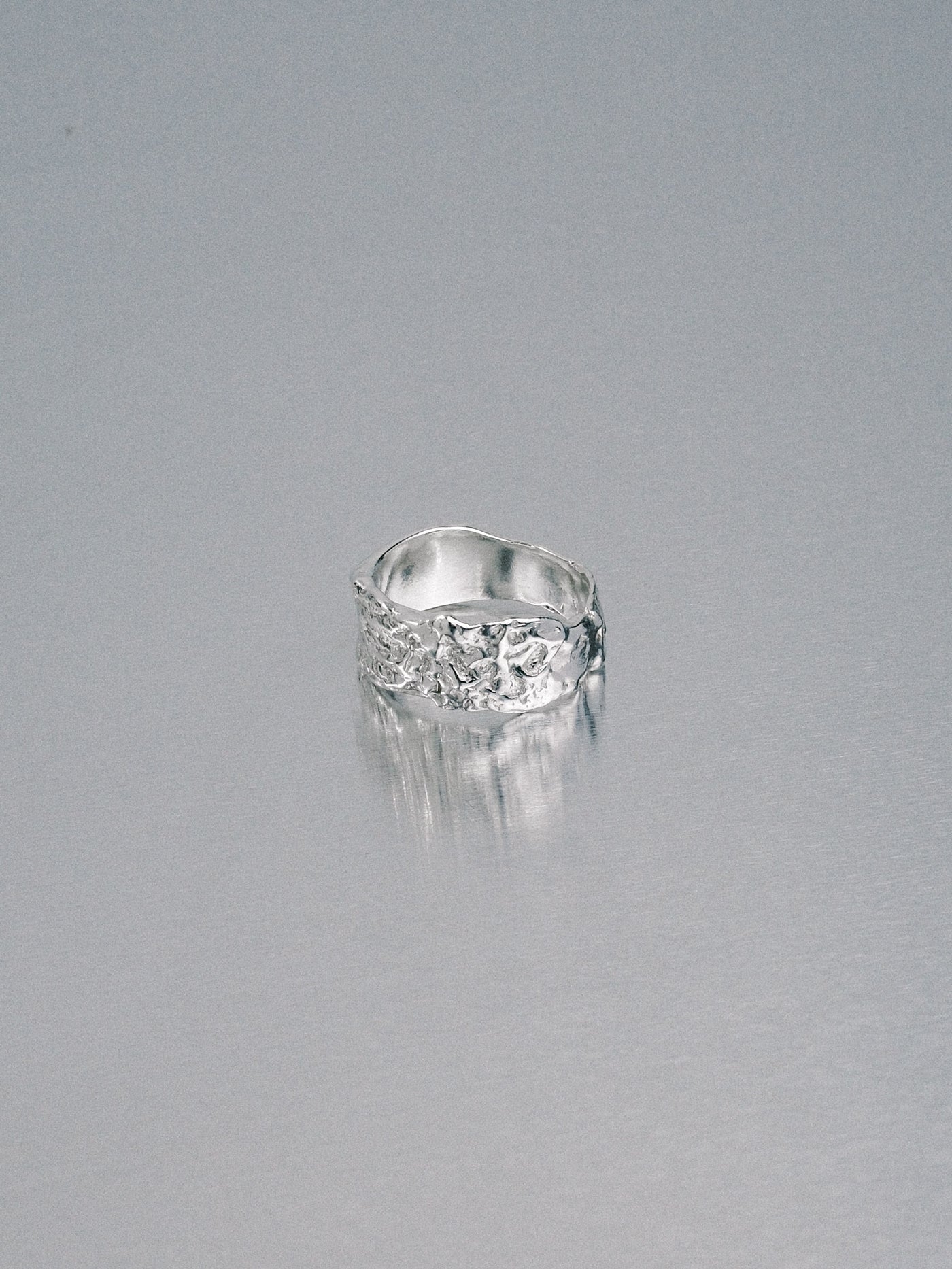 Pendennis Rock Ring, size N 1/2, 925 silver