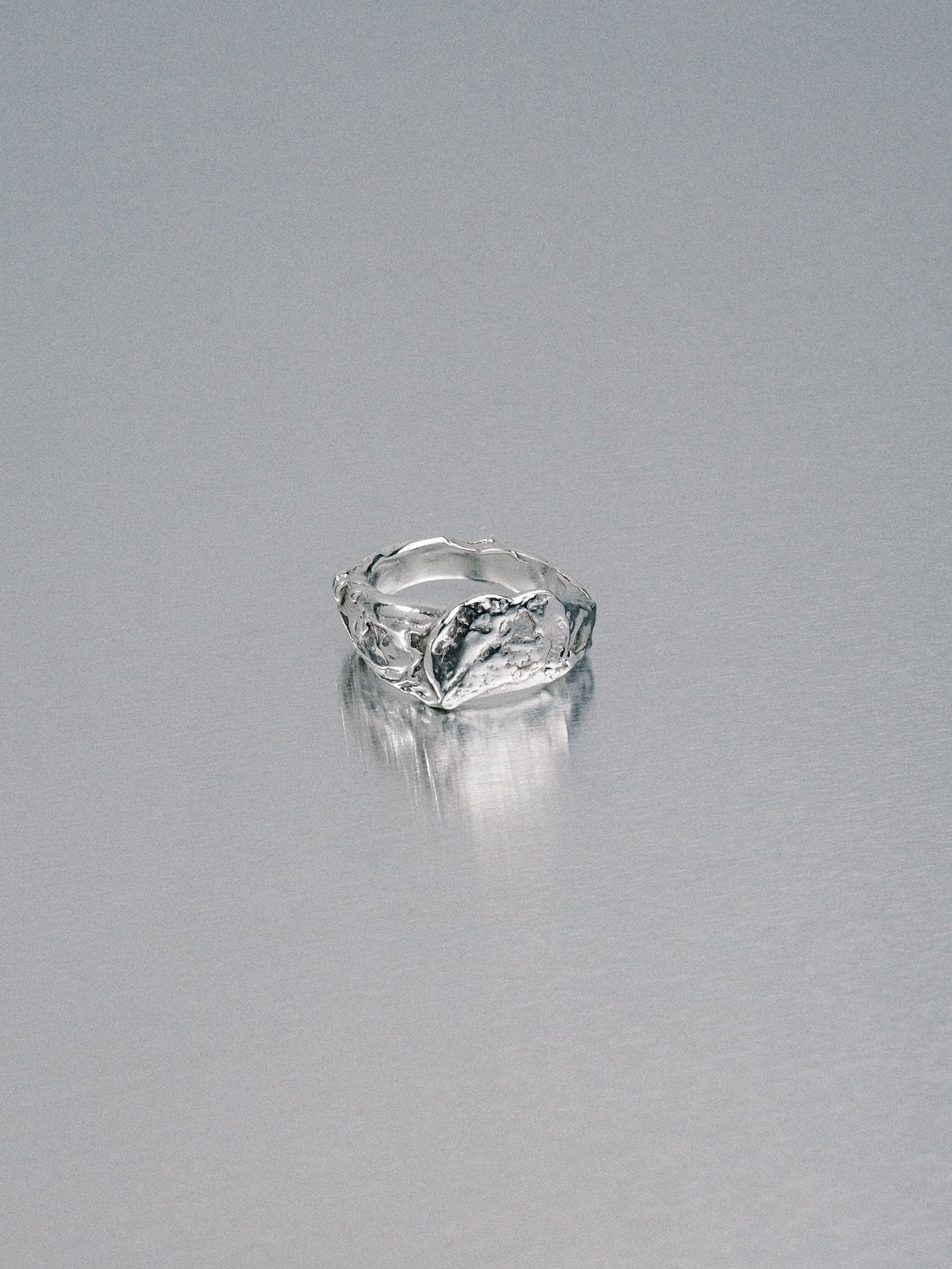 Pendennis Rock Ring, size J 1/2, 925 silver