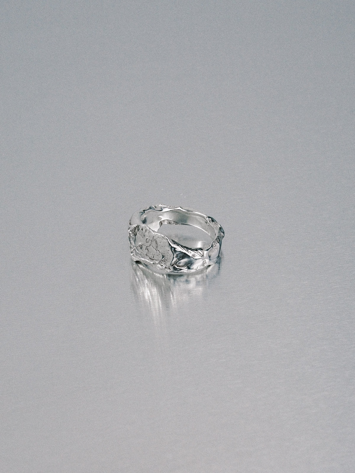 Pendennis Rock Ring, size J 1/2, 925 silver