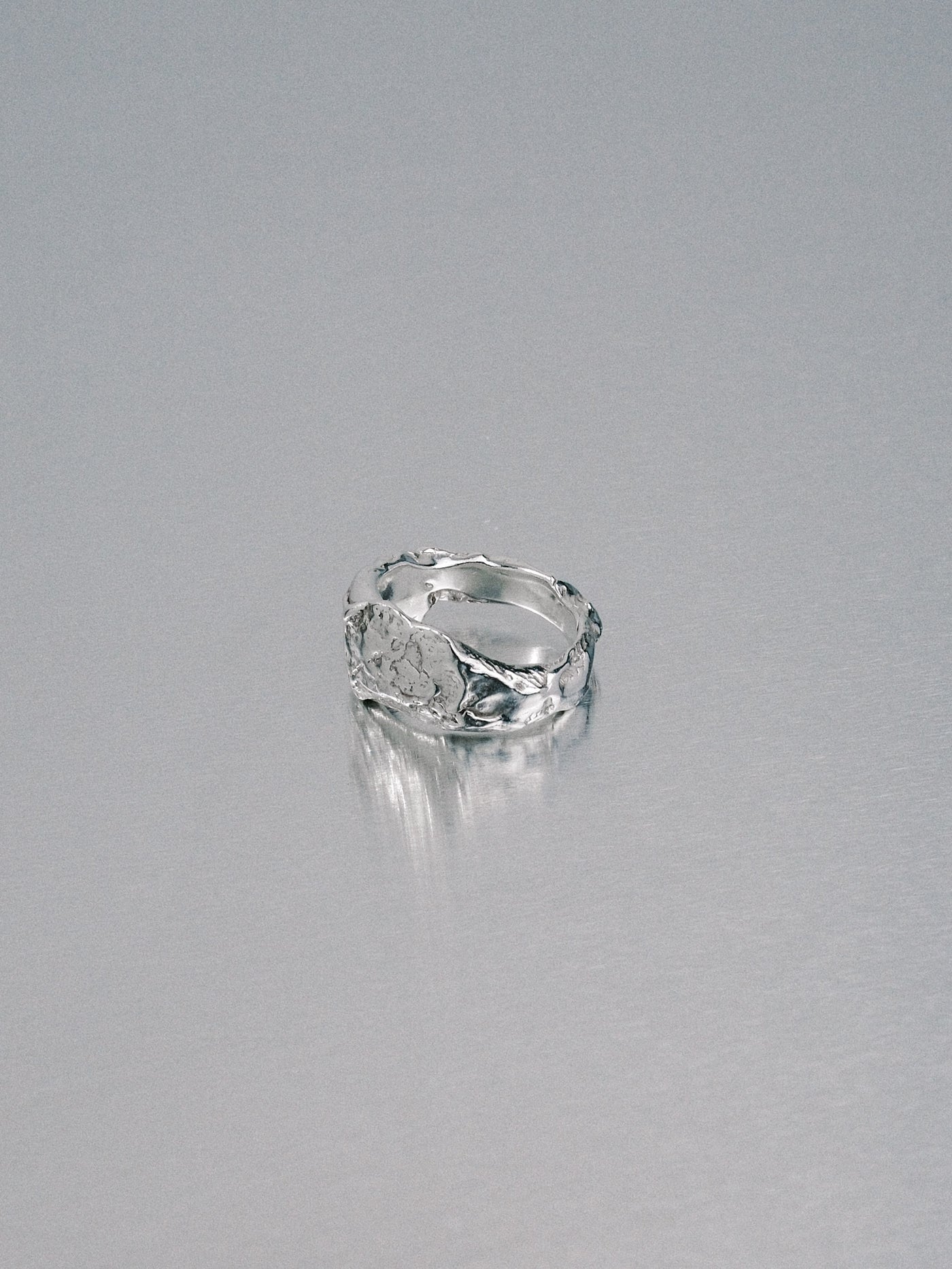 Pendennis Rock Ring, size J 1/2, 925 silver