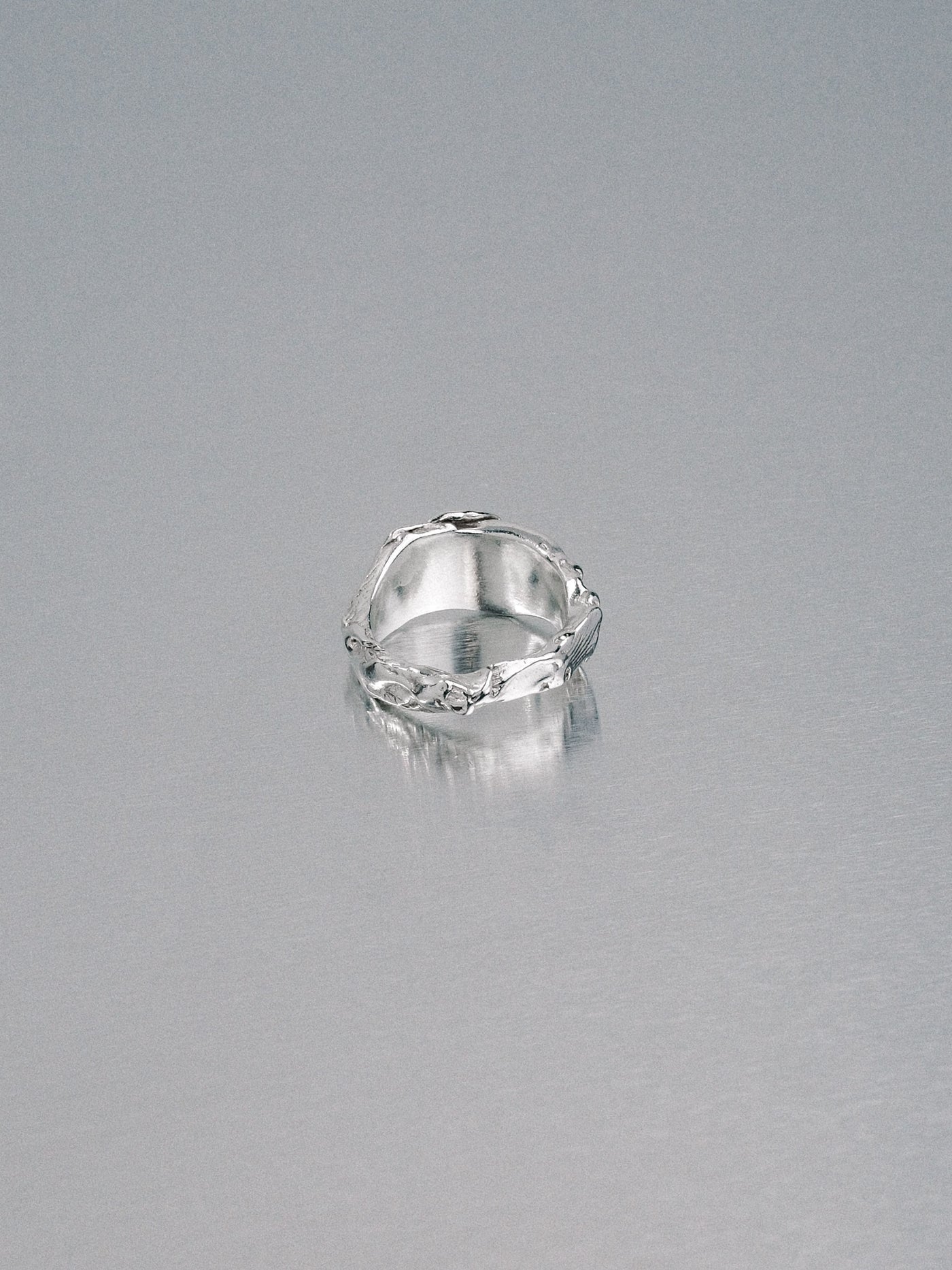 Pendennis Rock Ring, size J 1/2, 925 silver