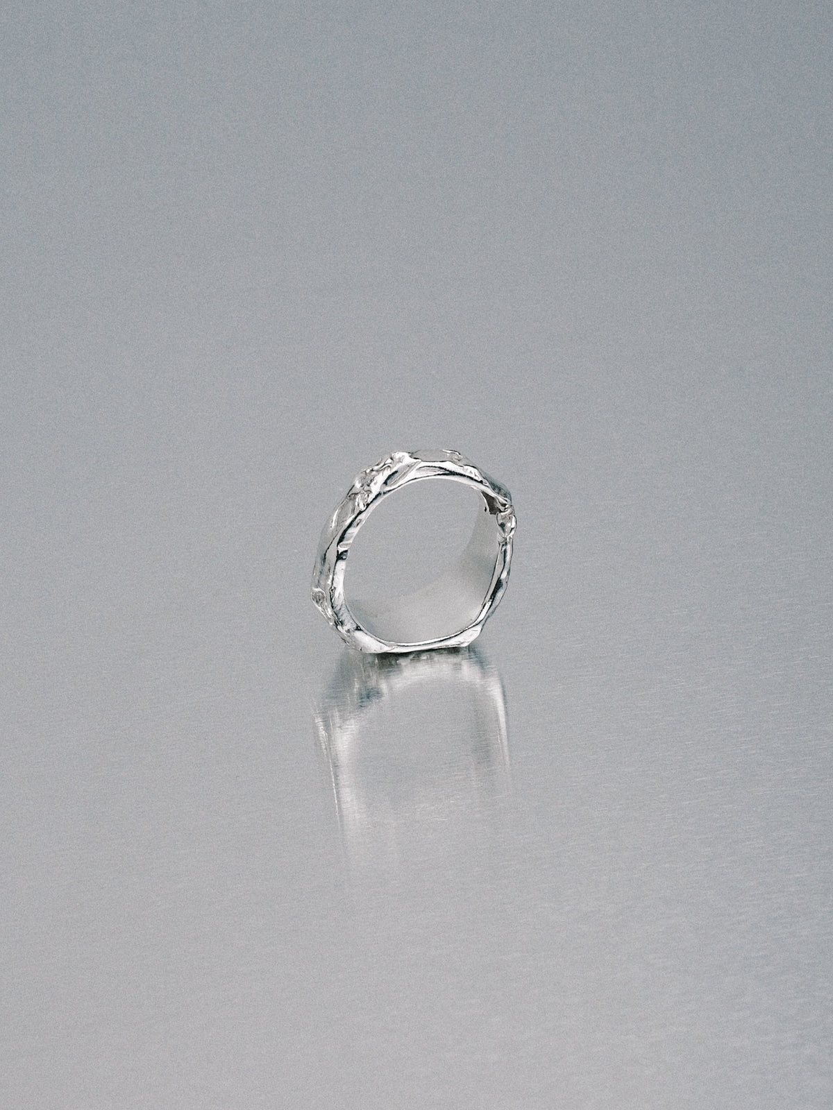 Pendennis Rock Ring, size J 1/2, 925 silver