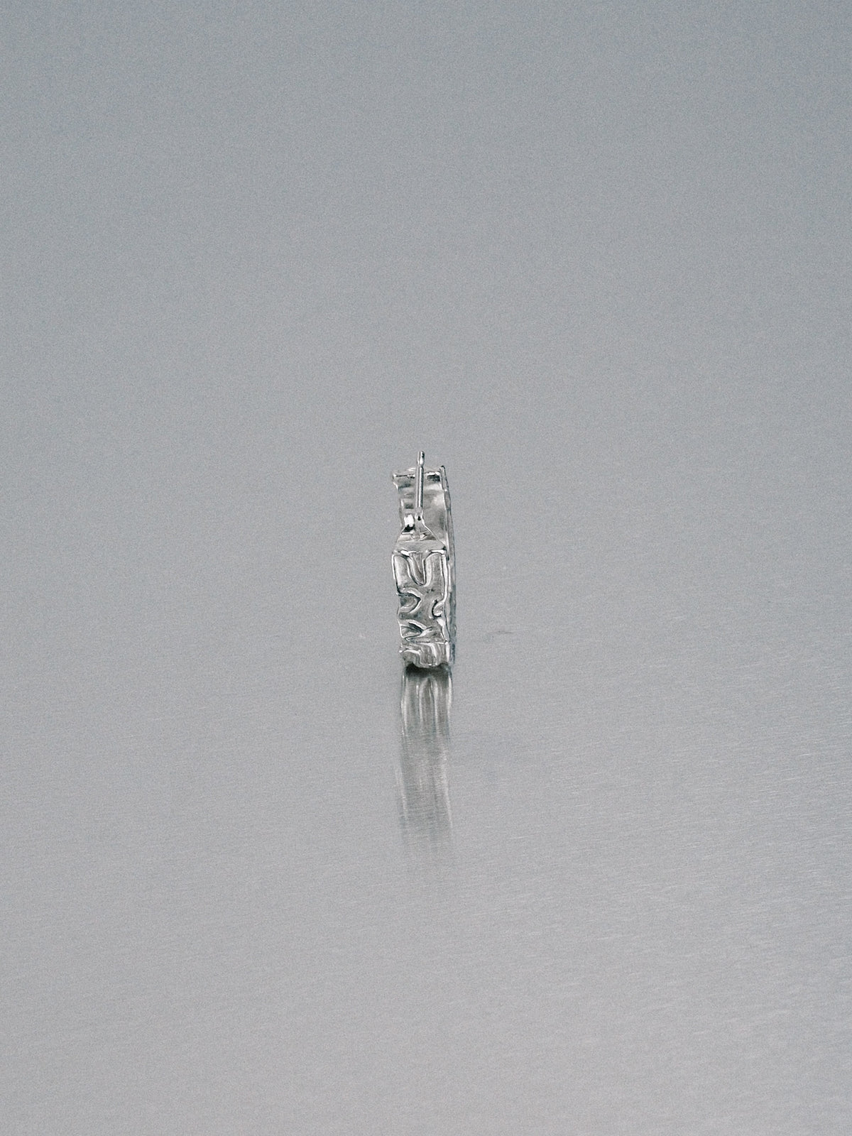 Biomorphic Earrings, 925 silver