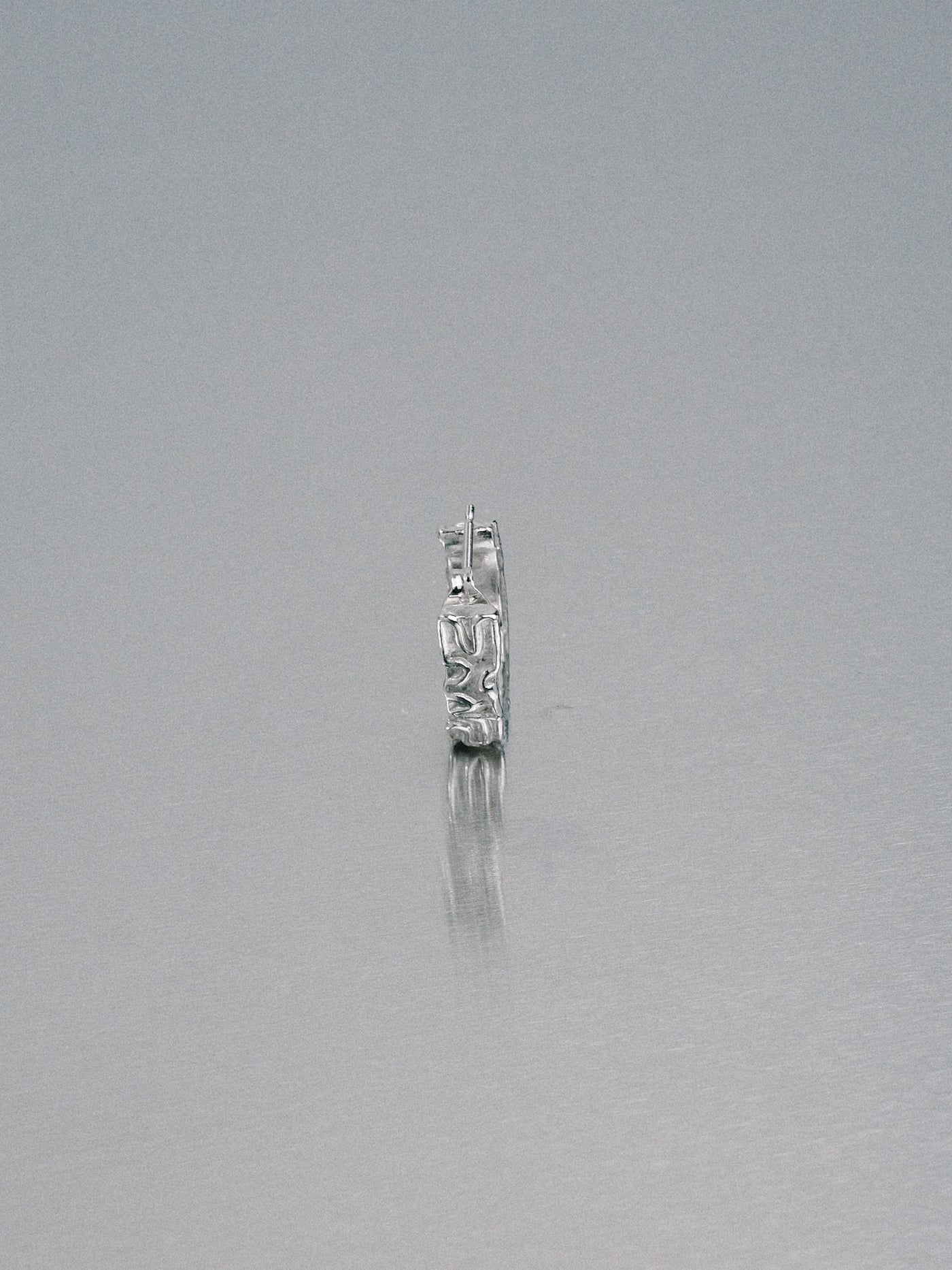 Biomorphic Earrings, 925 silver