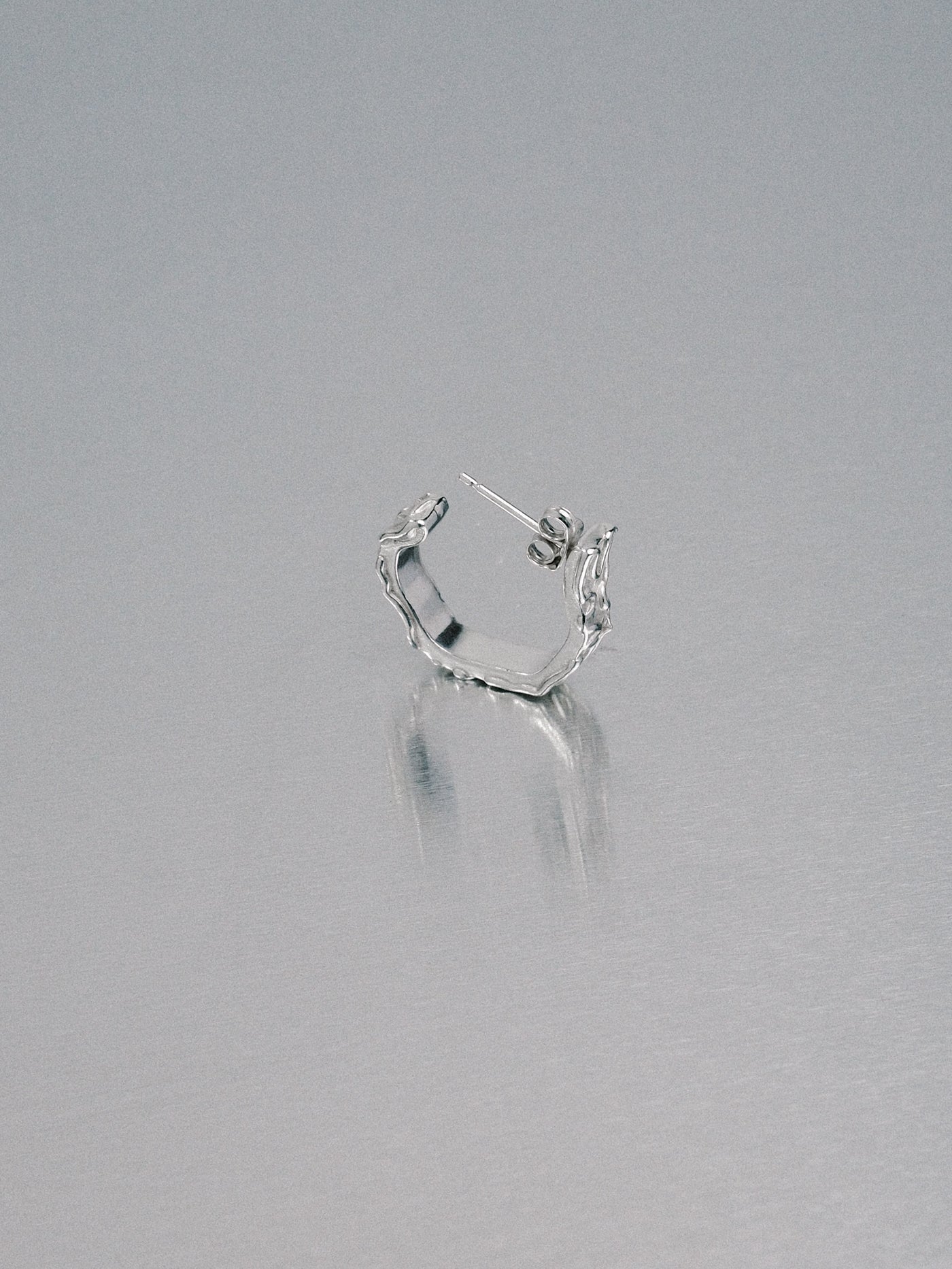 Biomorphic Earrings, 925 silver
