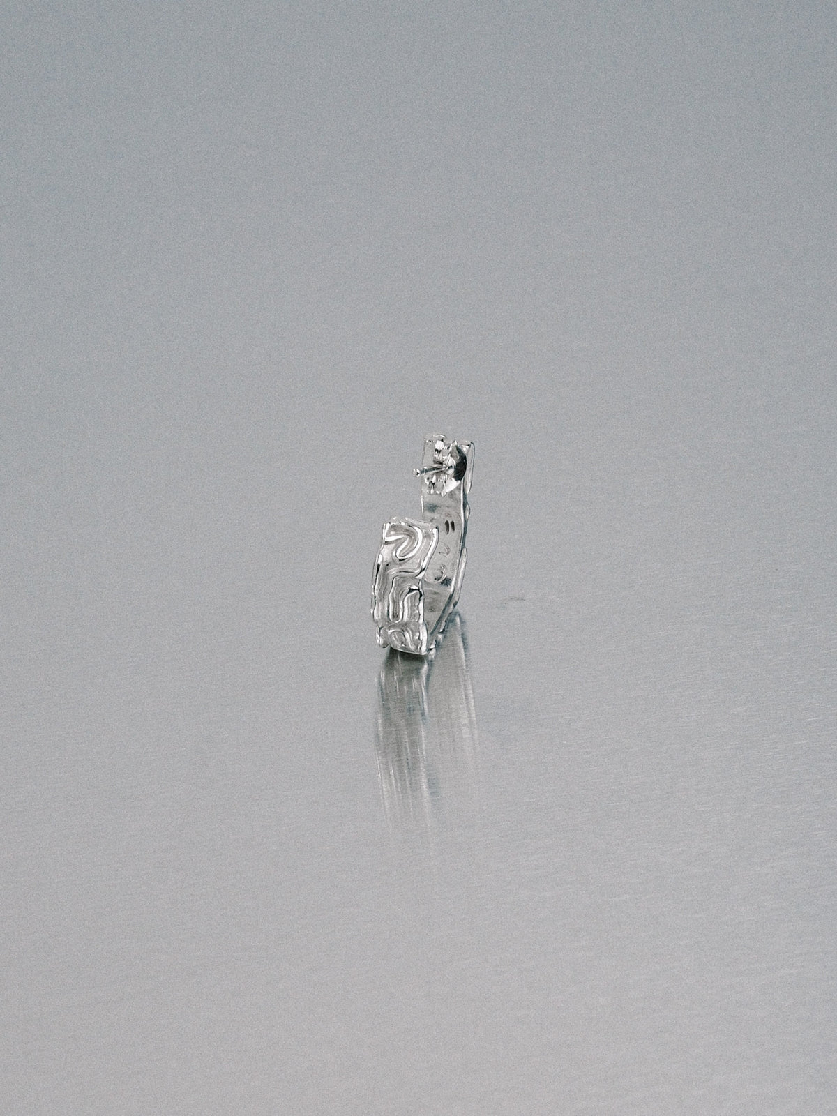 Biomorphic Earrings, 925 silver