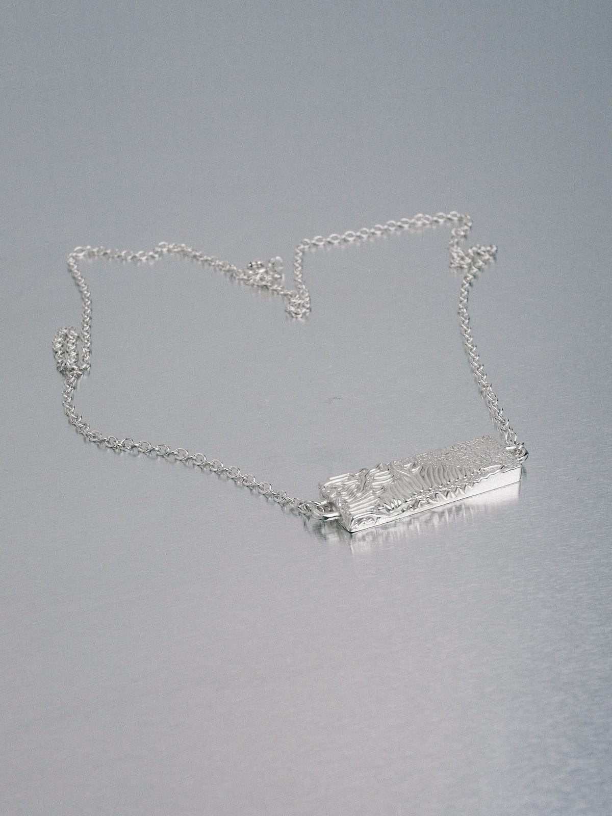 Biomorphic Necklace, 925 silver