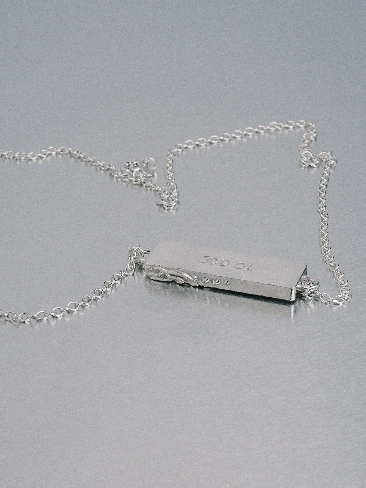 Biomorphic Necklace, 925 silver