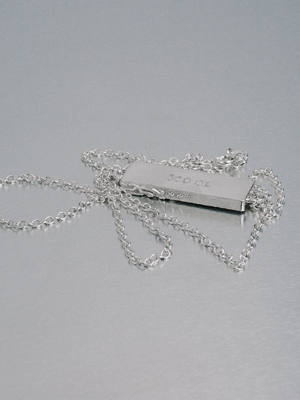 Biomorphic Necklace, 925 silver