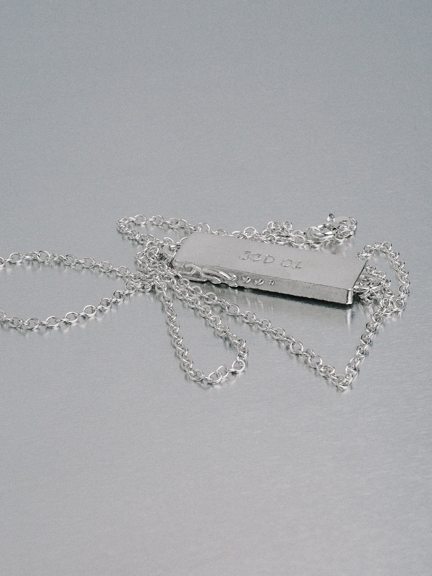 Biomorphic Necklace, 925 silver
