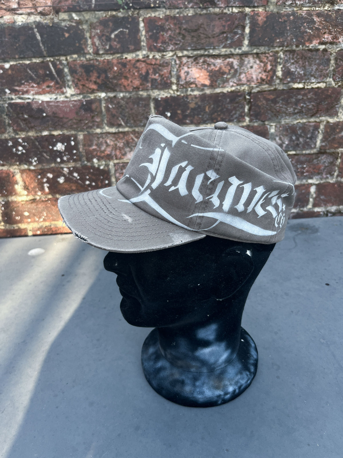 Faded Brown Airbrushed Cap