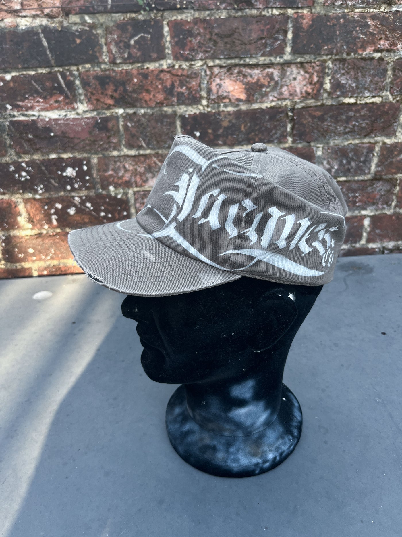 Faded Brown Airbrushed Cap