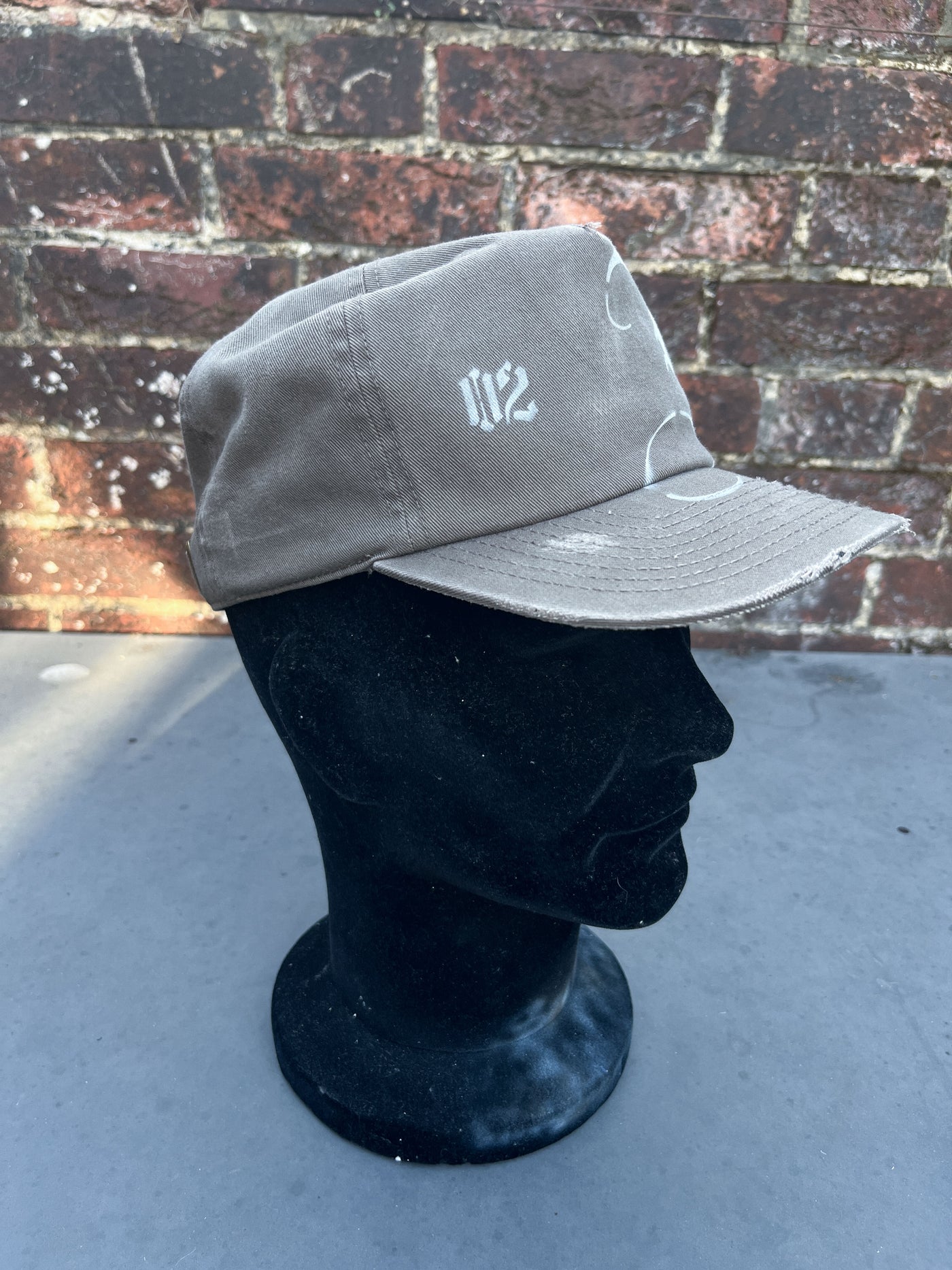 Faded Brown Airbrushed Cap