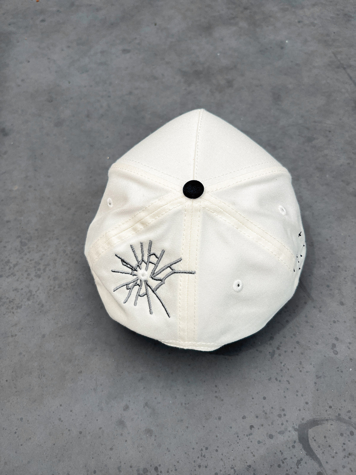 JC Black OG Cap, embroidered JCD snapback